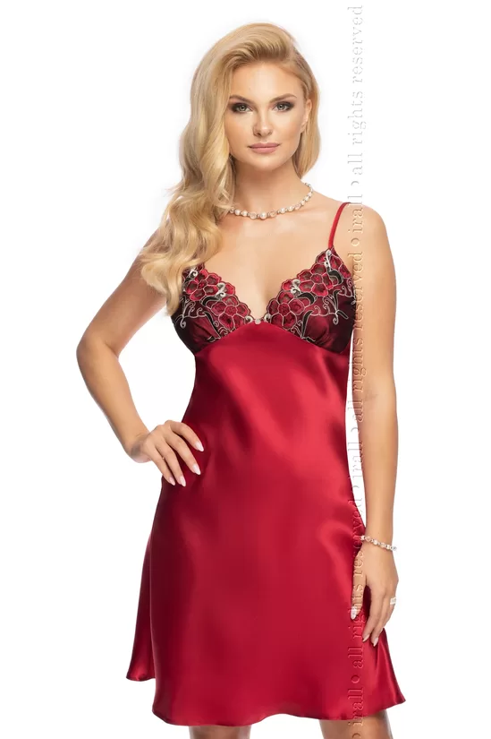 Naktskrekls Elodie Burgundy